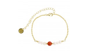 Bracelet doré corail +...