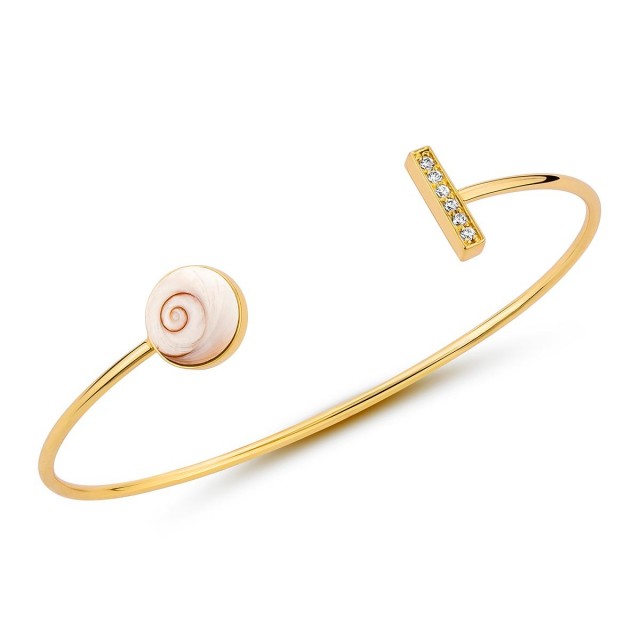 Bracelet doré œil ste Lucie...
