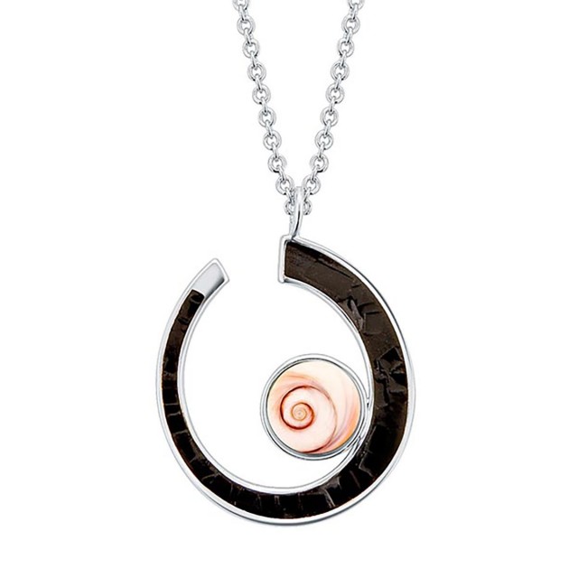 Collier argent œil...