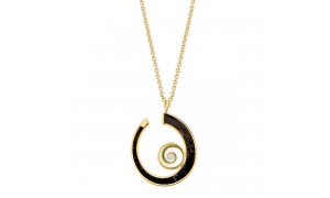 Collier œil ste Lucie doré...
