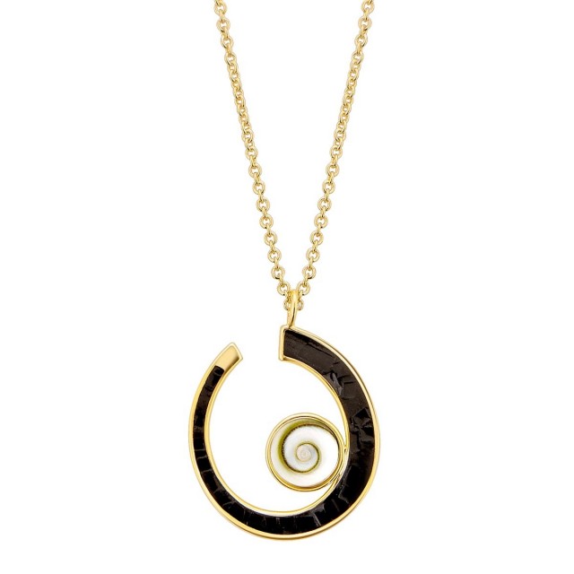 Collier œil ste Lucie doré...