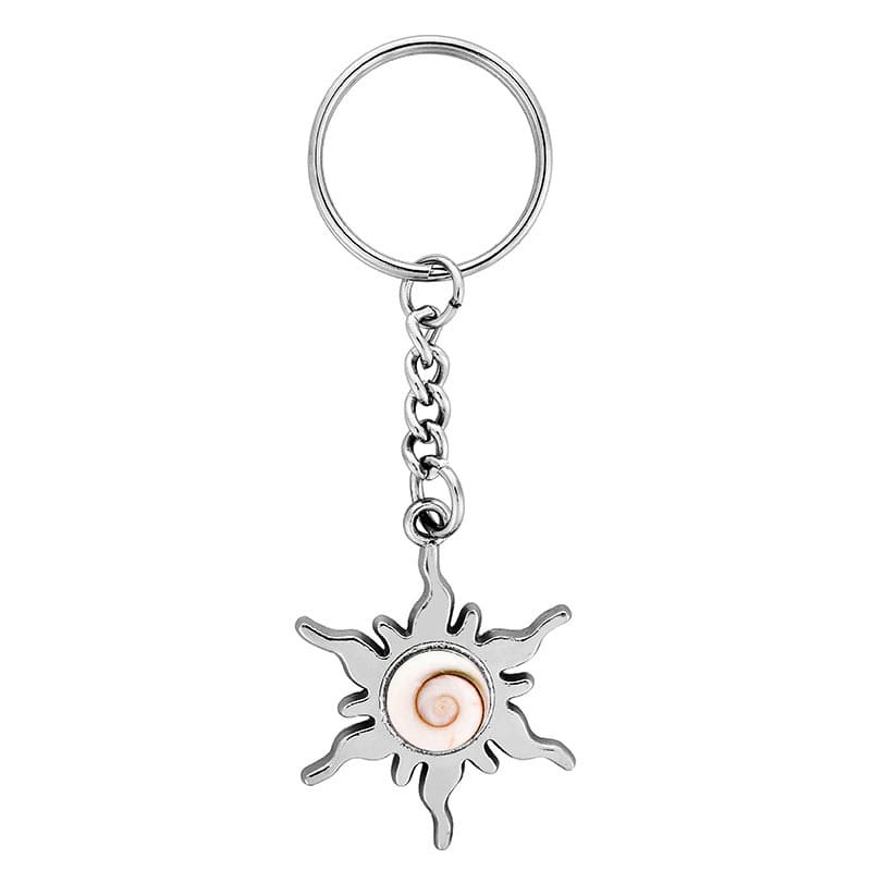 Porte clés soleil avec oeil de sainte Lucie