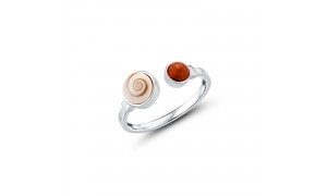 Bague argent ouverte – Œil...
