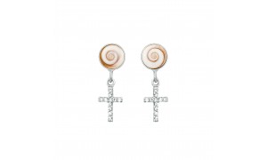 Boucles d’oreilles argent –...