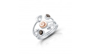 Bague argent multi-pierres...