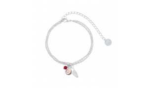 Bracelet double chaîne Œil...