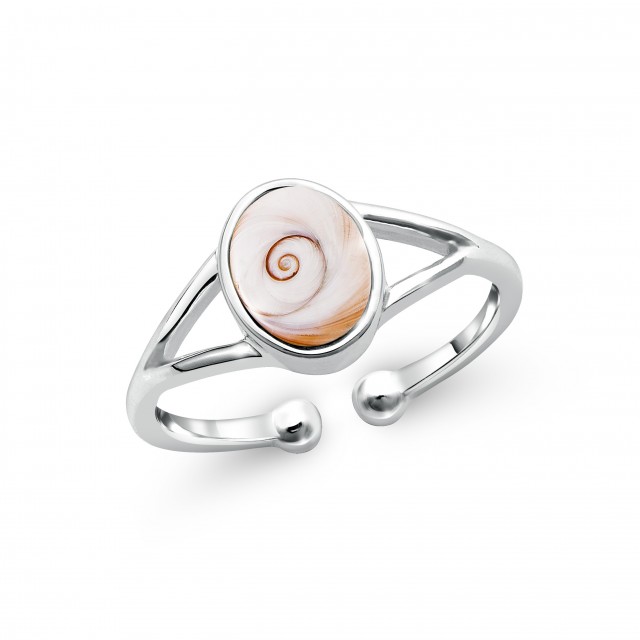 Bague Ajustable argent...