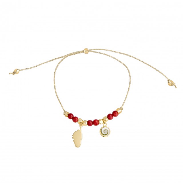 Bracelet doré Œil de...
