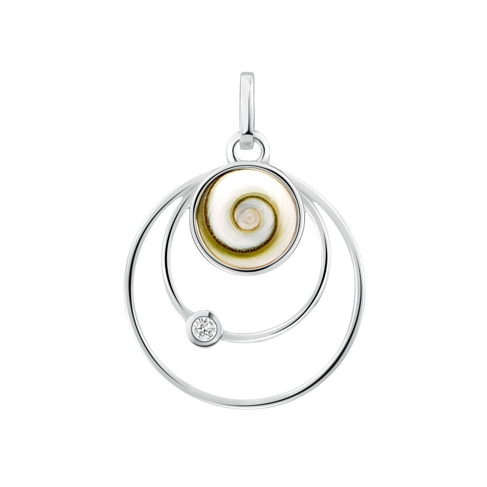 Pendentif Œil de Ste-Lucie argent – Cercles d’Harmonie spc50862