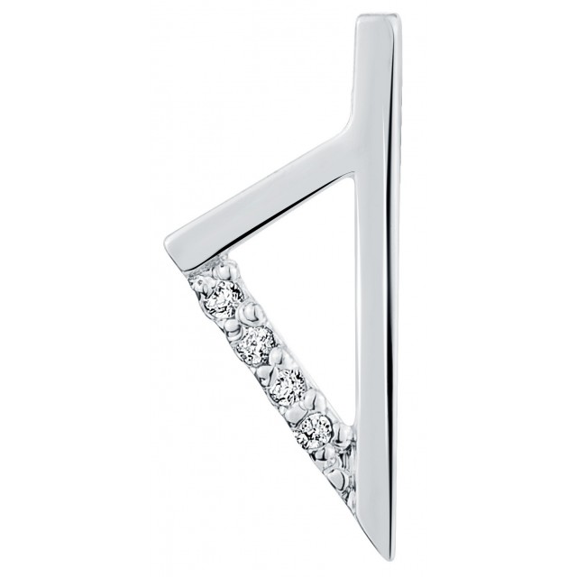 Pendentif argent carte de...