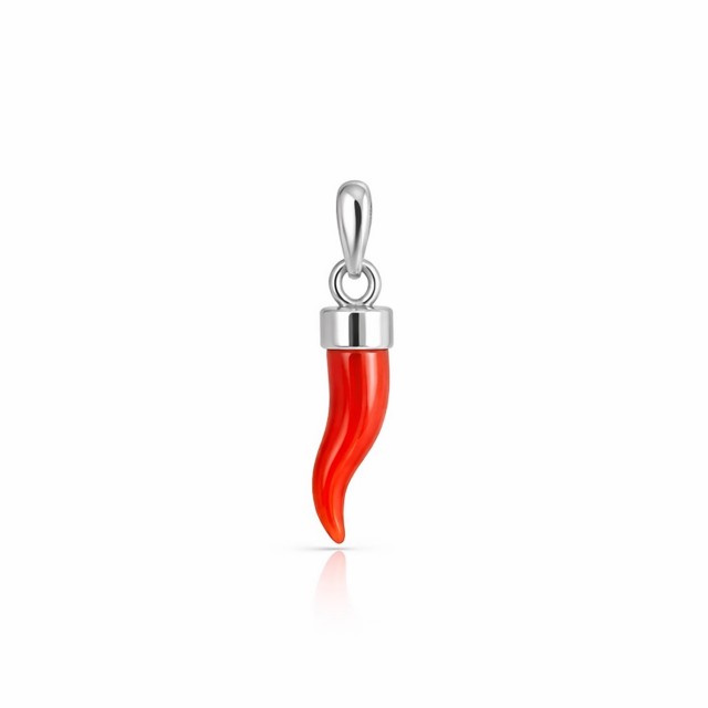 Pendentif Argent 925 corne...