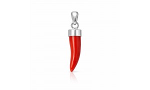 Pendentif Argent 925 corail...